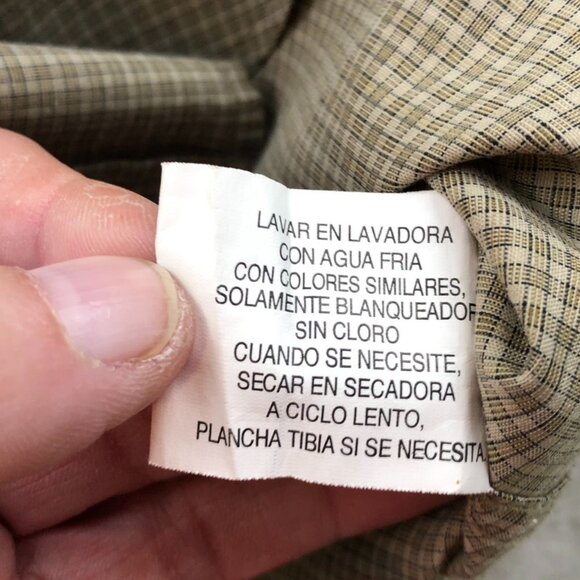 Puritan Men Shirt Large Wrinkle Resistant Long Sleeve Button Down Plaid Classic - Picture 9 of 12